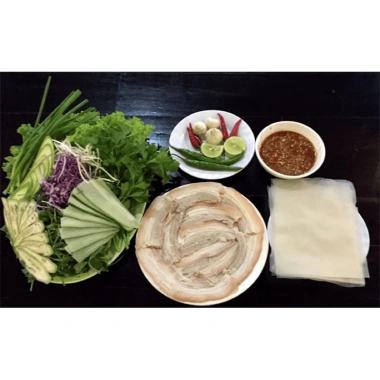 Bánh Tráng Gạo Đại Lộc - Cuốn Thịt Heo, Chấm Mắm Nêm Ngon, Giá 49.000đ (63.700đ)