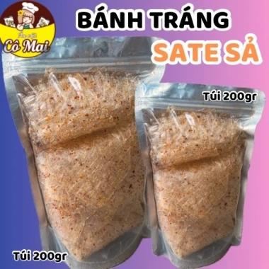 Bánh Tráng SATE Sả Comai Trộn Sẵn 200gr Túi Zip - Giá chỉ 30.000, siêu thơm ngon 2