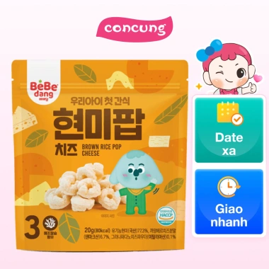 Bánh Vòng Gạo Lứt Bebedang Vị Phô Mai - Thực Phẩm Bổ Sung, Giá 45.000 VND 2 Bánh Vòng Gạo Lứt Bebedang Vị Phô Mai - Thực Phẩm Bổ Sung, Giá 45.000 VND 2