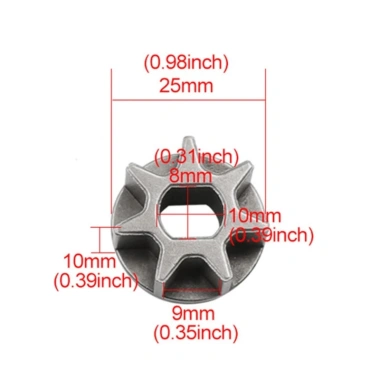 Bánh xích Soyit Gear Asterisk 3-6-7, bánh răng răng cưa, phụ kiện máy xay góc cưa điện - Giá chỉ 42.441 VND 4