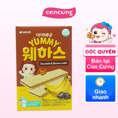 Bánh xốp Ivenet vị socola chuối - giảm còn 69.000đ, mềm nhẹ, thơm ngon 2