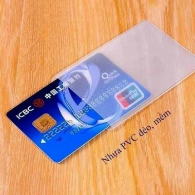 Bao bọc thẻ ngân hàng, thẻ căn cước chống xước, chống bụi - Giá chỉ 7.000đ