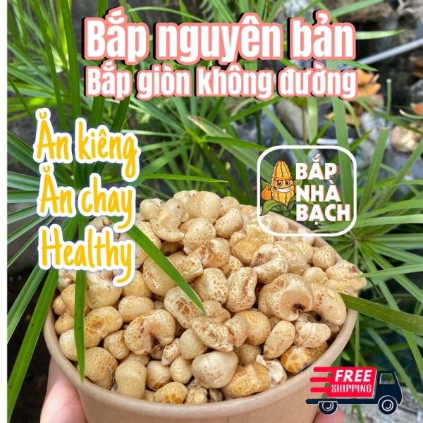 Hình ảnh sản phẩm Bắp Nổ Giòn Không Đường Giảm Cân Ăn Chay Healthy - 20k/kg Bỏng Ngô Nguyên Bản