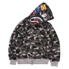Bape Nam Nữ Zip Up Áo Khoác Cá Mập Thời Trang Dạo Phố - Giá giảm 280.800 VND 3