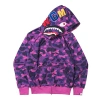 Bape Nam Nữ Zip Up Áo Khoác Cá Mập Thời Trang Dạo Phố - Giá giảm 280.800 VND 5