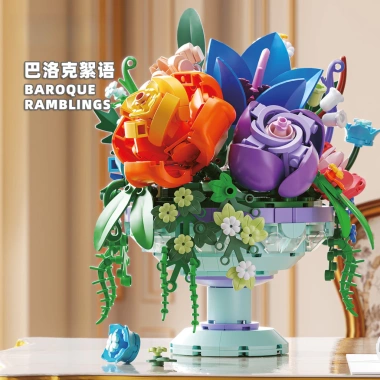 Baroque Whispers Đồ chơi lắp ghép Hoa Cây Bonsai Bảo quản Quà Tặng 334.049 VND