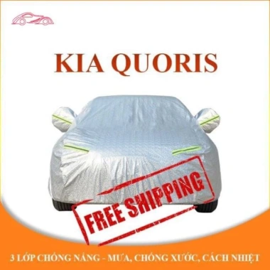 Bạt che phủ Kia Quoris 5 chỗ 3 lớp chống nắng mưa không thấm nước - Giá 299.000₫