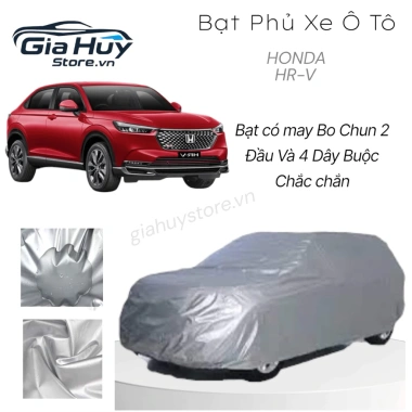 Bạt Phủ Honda HR-V Vải Dù Tráng Bạc Chống Mưa Nắng, Kèm Hộp Đựng – Giá 599.000₫