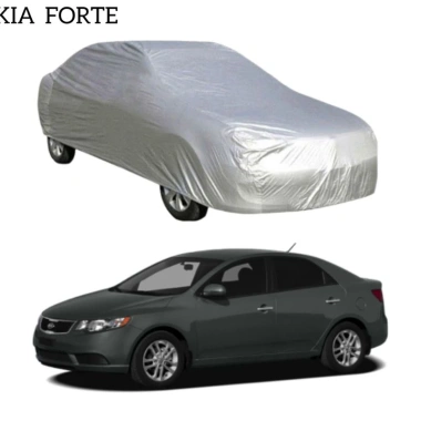 Bạt phủ KIA FORTE vải dù tráng bạc chống mưa nắng, chỉ 700k, kèm hộp đựng 2