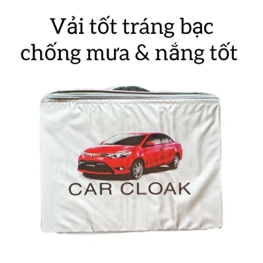 Bạt phủ KIA FORTE vải dù tráng bạc chống mưa nắng, chỉ 700k, kèm hộp đựng 5