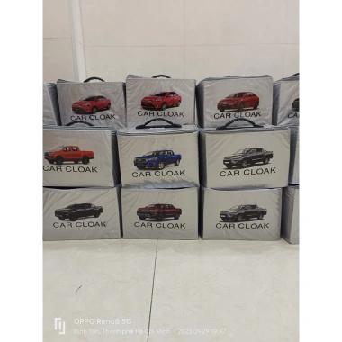Bạt phủ Land Rover Defender 130 vải dù tráng bạc chống mưa nắng kèm hộp đựng tiện lợi - Giá chỉ 899.000₫
