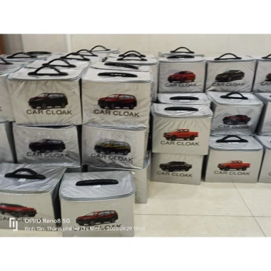 Bạt phủ Land Rover Defender 130 vải dù tráng bạc chống mưa nắng kèm hộp đựng tiện lợi - Giá chỉ 899.000₫