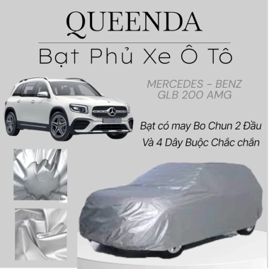 Bạt Phủ Mercedes GLB 200 Vải Dù Tráng Bạc Chống Mưa Nắng, Kèm Hộp Đựng - 710k