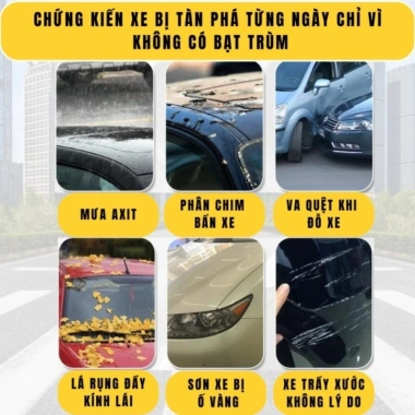 Bạt Phủ Ô Tô 3 Lớp Cao Cấp Chống Nắng Mưa Bụi Xước – Skoda Kushaq, Kodiaq, Lavia, Superb, Octavia – 319.500₫