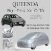 Bạt Phủ Xe Hyundai Grand i10 Vải Dù Tráng Bạc Chống Mưa Nắng Hộp Đựng - Giá 680.000