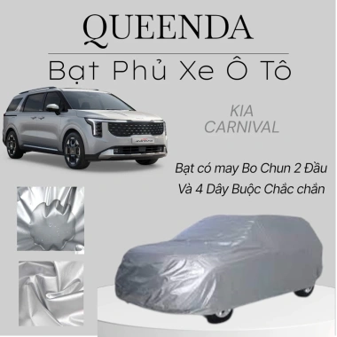 Bạt Phủ Xe Kia Carnival Vải Dù Tráng Bạc Chống Mưa Nắng, Hộp Cao Cấp - 999.000