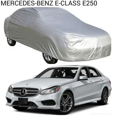 Bạt phủ xe Mercedes E180‑E350 vải dù tráng bạc chống mưa nắng, kèm hộp đựng, giá chỉ 810.000₫
