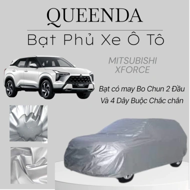 Bạt Phủ Xe Mitsubishi Xforce Vải Dù Tráng Bạc Chống Mưa Nắng và Hộp Đựng 599k