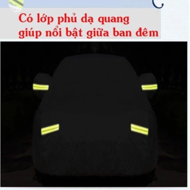 Bạt Phủ Xe Ô Tô 4 Chỗ 3 Lớp Ép Nhiệt Tráng Nhôm - Chống Nắng, Mưa, Cháy, Giá 299k