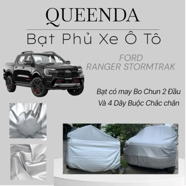Bạt Phủ Xe Ô Tô Bán Tải Ford Ranger Stormtrak Vải Dù Tráng Bạc Chống Mưa Nắng - Giảm Giá Đặc Biệt 999.999đ