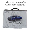 Bạt phủ xe ô tô DAEWOO LACETTI vải dù tráng bạc chống mưa nắng, kèm hộp đựng 4