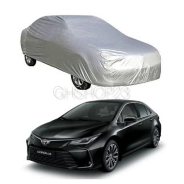 Bạt phủ xe ô tô Toyota Corolla Altis vải dù tráng bạc chống mưa nắng, kèm hộp đựng – 700.000₫