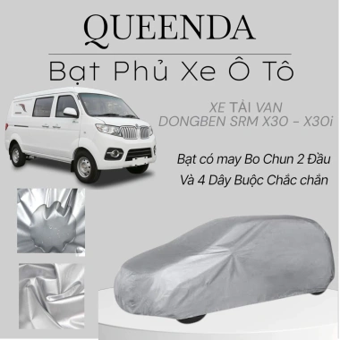 Bạt Phủ Xe Tải Van SRM 868 X30 Vải Dù Tráng Bạc Chống Mưa Nắng - Kèm Hộp Đựng, 659.000₫