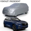 Bạt phủ xe VINFAST PRESIDENT vải dù tráng bạc chống mưa nắng, kèm hộp đựng tiện lợi