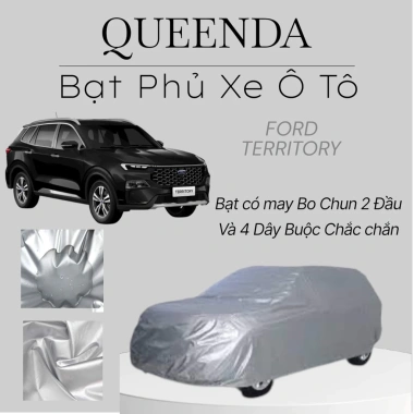 Bạt trùm Ford Territory vải dù tráng bạc chống mưa nắng, kèm hộp - 810.000đ