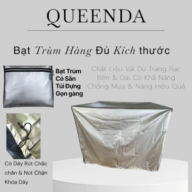 Bạt Trùm Hàng - Bảo Vệ Hàng Hoá Chống Mưa Nắng, Bụi, Gió, Giảm Giá 129.000đ