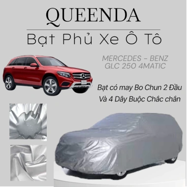 Bạt Trùm Mercedes GLC 250 Vải Dù Tráng Bạc Chống Mưa Nắng, Hộp Đựng, Giá 810.000