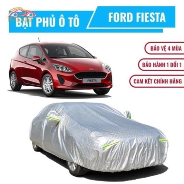 Bạt trùm xe Ford Fiesta 5 chỗ cao cấp, chống nắng mưa không thấm nước 299.000₫