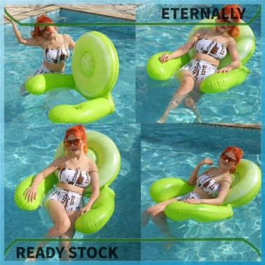 Bể bơi bơm hơi kèm phao động vật và ghế nổi - Đồ chơi party mùa hè giảm giá 265k 3
