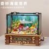 Bể cá mập biển sâu - Đồ chơi lắp ghép mô phỏng môi trường biển cho trẻ em 2