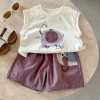 Bé Trai Mùa Hè Áo Vest và Quần Short 2 Bộ Dễ Thương, Siêu Mỏng, Giá 139.055 VND 3