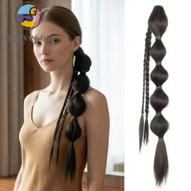 Bện Bong Bông Tóc Giả MAOYE66SY Kẹp Móng Vuốt Xoắn Bím Đuôi Ngựa Phần Mở Rộng Tóc Hanfu Thời Trang Giá Ưu Đãi 116.640