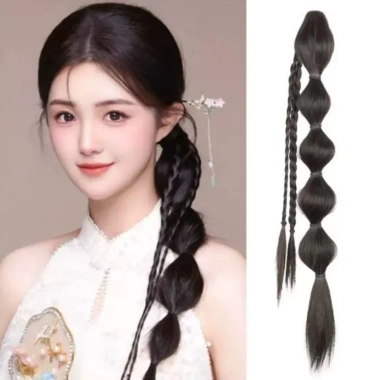 Bện Bong Bông Tóc Giả MAOYE66SY Kẹp Móng Vuốt Xoắn Bím Đuôi Ngựa Phần Mở Rộng Tóc Hanfu Thời Trang Giá Ưu Đãi 116.640 9 Bện Bong Bông Tóc Giả MAOYE66SY Kẹp Móng Vuốt Xoắn Bím Đuôi Ngựa Phần Mở Rộng Tóc Hanfu Thời Trang Giá Ưu Đãi 116.640 9