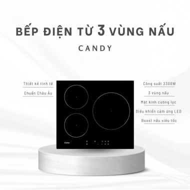 Bếp Điện Từ Âm CI633CTT 3 Vùng Nấu, Kính Cường Lược, Công Suất Lớn, Hàng Ý, BH 1 Năm: Giá ưu đãi 12.591.000 VND 6