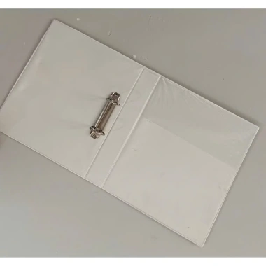 Bìa còng kiếng trắng A4 7cm 2/4 còng - đẹp, cứng cáp, đựng tài liệu, chỉ 59.000₫
