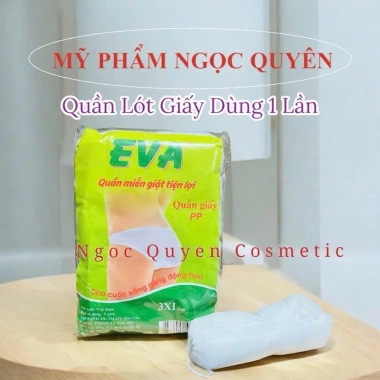 Bịch 6 cái Quần Lót Giấy EVA Dùng 1 Lần Giá 18.000 VND Thoáng Khí Tiện Lợi An Toàn