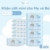 Bịch 8 gói Tushie Treats Khăn ướt mini không cồn không mùi - da nhạy cảm, tiện du lịch, 13.500₫