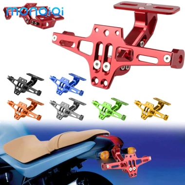 Biển số gập hợp kim nhôm MONQIQI - Lắp nhanh trên xe máy, xe điện, giảm giá 149k