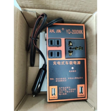 Biến Tần Ô Tô 1.500W 24V đến 220V, Sạc Nhanh, Ổ Cắm Xe Hơi 145.000 VND