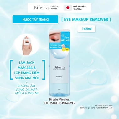 BIFESTA Dầu tẩy trang mắt Micellar 145ml - Giảm giá đặc biệt 164.945₫, tẩy sạch mascara nhanh chóng