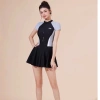 Bikini 1 mảnh tay ngắn phối xanh - Giá giảm 195.000đ, siêu nhẹ, thời trang bãi biển 6
