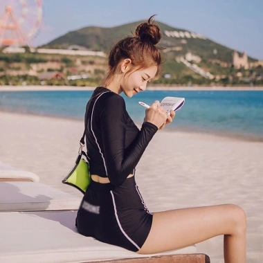 Bikini 2 chi tiết HHQC BKN35, áo tắm đi biển, đệm ngực hỗ trợ, giá ưu đãi 159.000₫