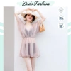 Bikini 2 mảnh Đồ Bơi Lưng Cao Dodo Fashion - Áo Choàng, Quần Nhún Cạp Cao, Che Bụng, Buộc Dây Sexy 6