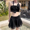 Bikini 2 Mảnh Váy Rời Đồ Bơi Voan Nơ Ngực Pikini Sexy Cao Cấp Áo Tắm Đi Biển Nữ Kín Đáo Che Mông Giấu Bụng LIZ-V323.2 6