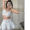 Bikini 2 Mảnh Váy Rời Đồ Bơi Voan Nơ Ngực Pikini Sexy Cao Cấp Áo Tắm Đi Biển Nữ Kín Đáo Che Mông Giấu Bụng LIZ-V323.2 8
