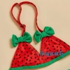 Bikini Aqua-baby Girl Nơ Dưa Hấu Đi Biển Mùa Hè Bộ Đồ Tắm Dễ Thương Điều Chỉnh 5
